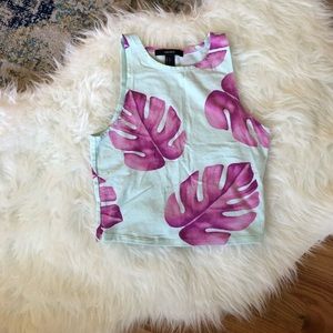 Tropical tank/crop top